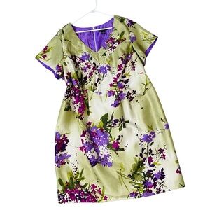 VINTAGE SIGNATURE by ROBBIE BEE Floral Dress